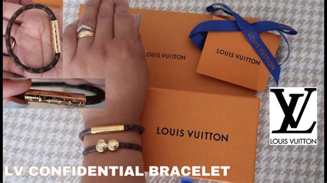 bracelet louis vuitton confidential|lv bracelet size chart.